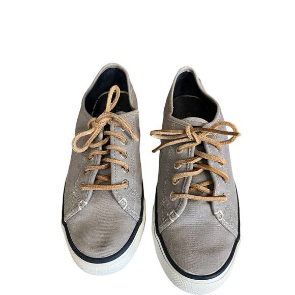 Sperry Canvas Low Top sneakers Gray 6.5 - Picture 4 of 8